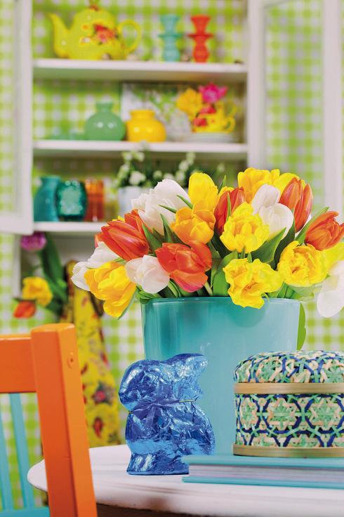 Foto: TulpenZeit/ibulb. - Farbenfrohe Tulpen sind ein fester Bestandteil jeder Osterdekoration, gehören sie doch zu den Frühlingsboten par excellence. 